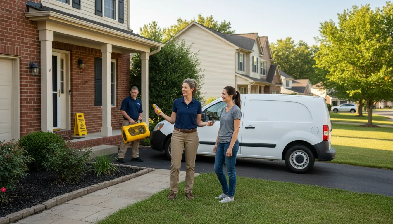 Water restoration image for Home Water Damage Repair in Vassar, KS